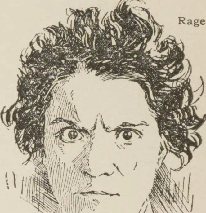 An illustration from Prof. L.A. Harraden's complete mail course of twenty illustrated lessons in hypnotism, 1899, leaf 31