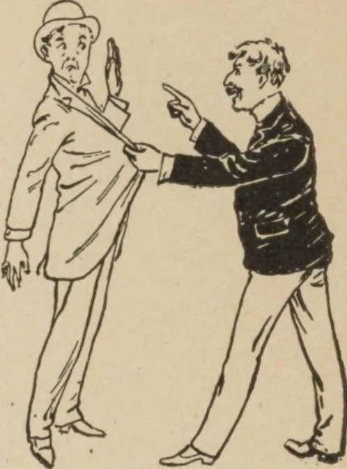 An illustration from Prof. L.A. Harraden's complete mail course of twenty illustrated lessons in hypnotism, 1899, leaf 37