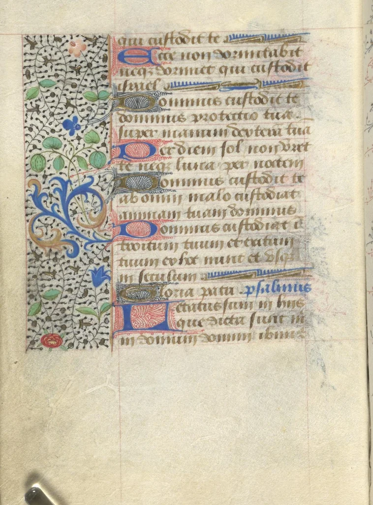 An illustration from [Book of hours], 1400, leaf 101
