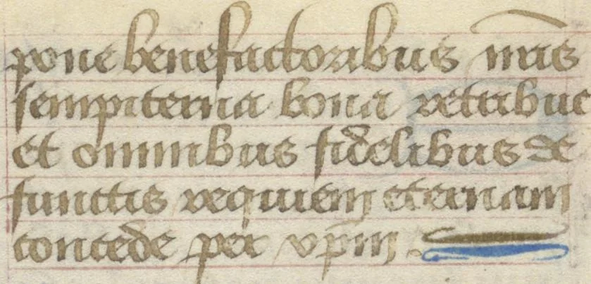 An illustration from [Book of hours], 1400, leaf 113