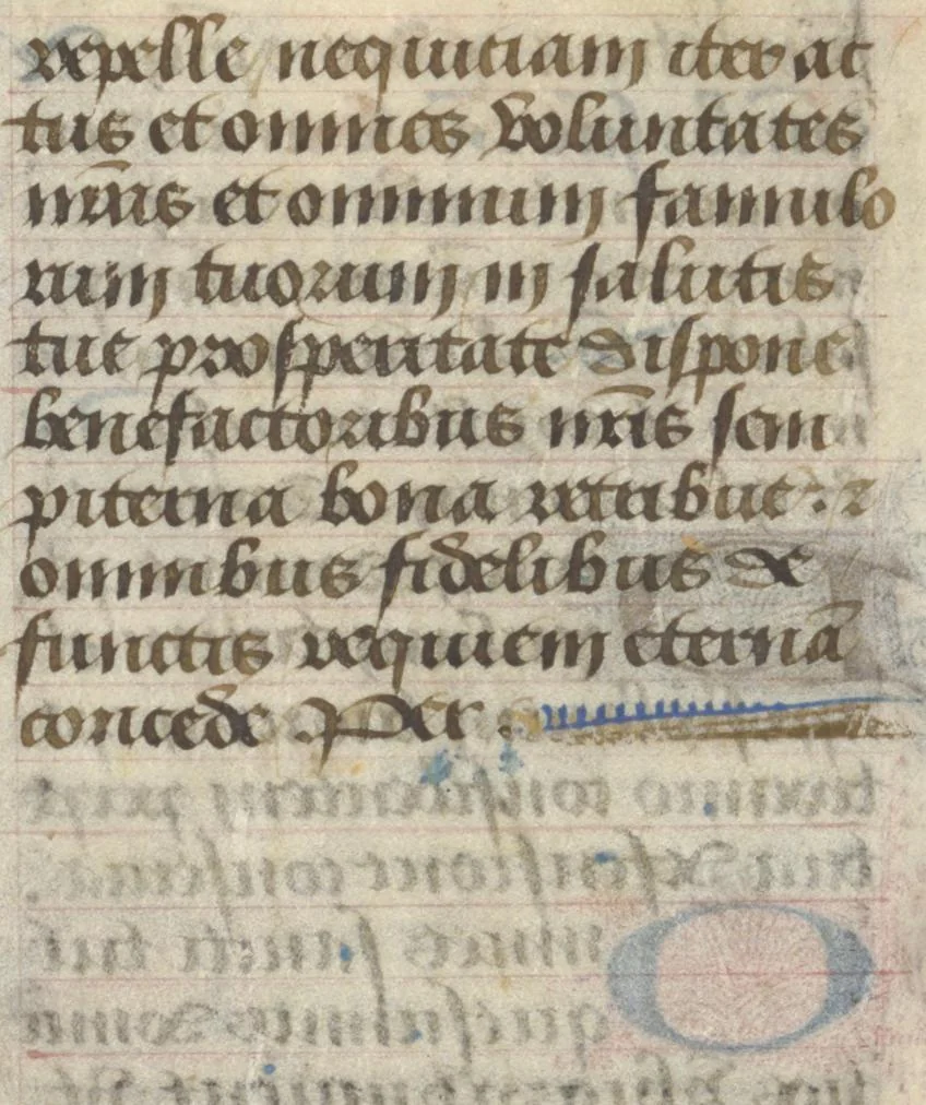 An illustration from [Book of hours], 1400, leaf 135