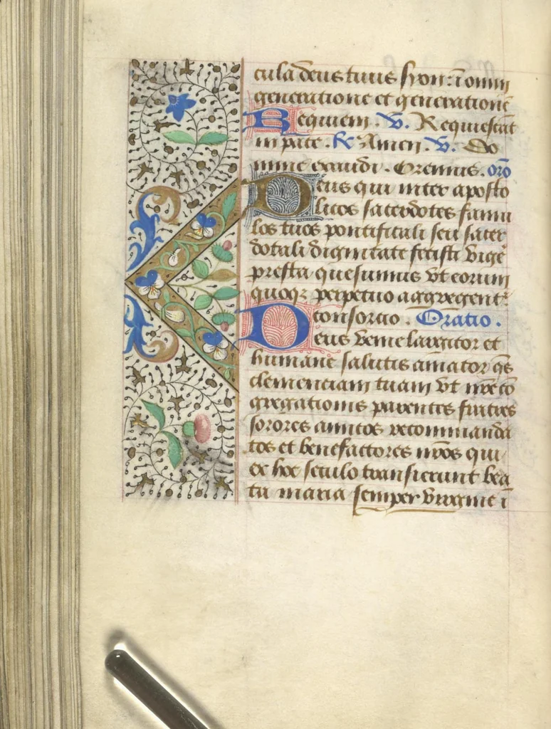 An illustration from [Book of hours], 1400, leaf 209