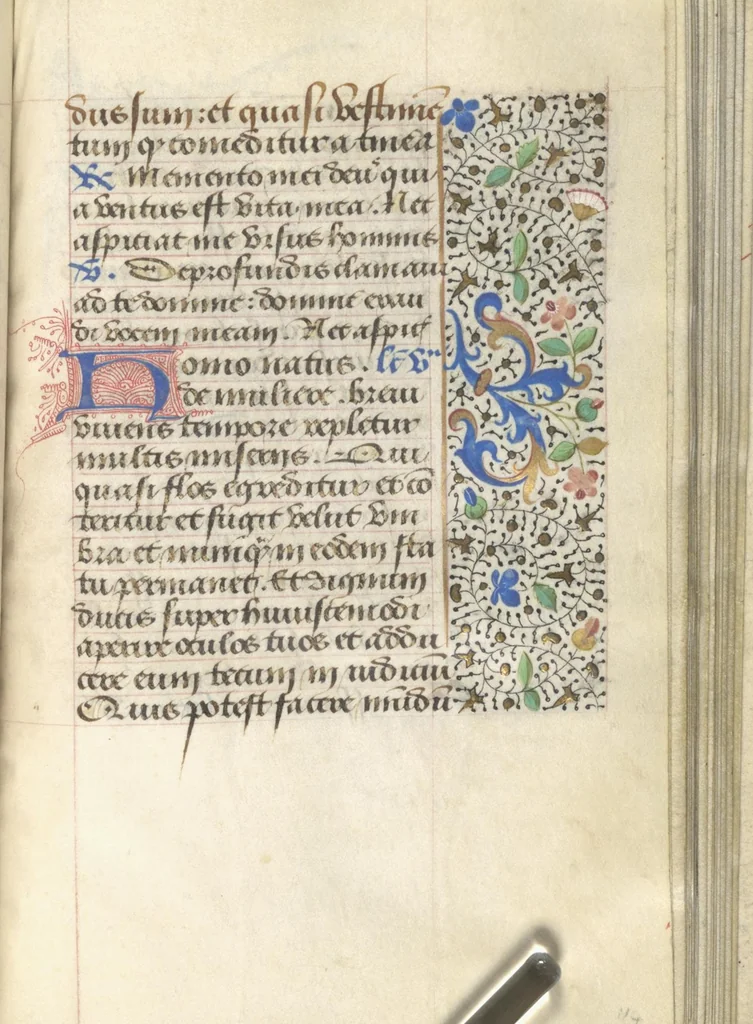 An illustration from [Book of hours], 1400, leaf 234