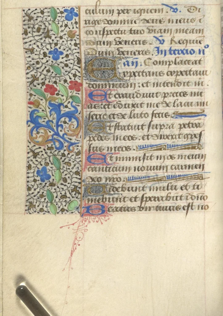 An illustration from [Book of hours], 1400, leaf 237