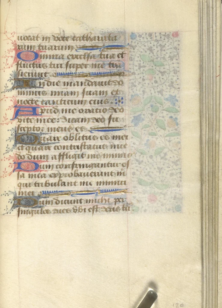An illustration from [Book of hours], 1400, leaf 246