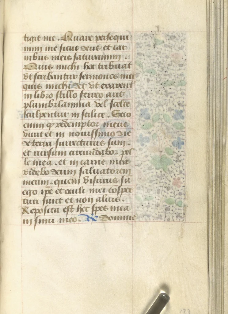 An illustration from [Book of hours], 1400, leaf 250