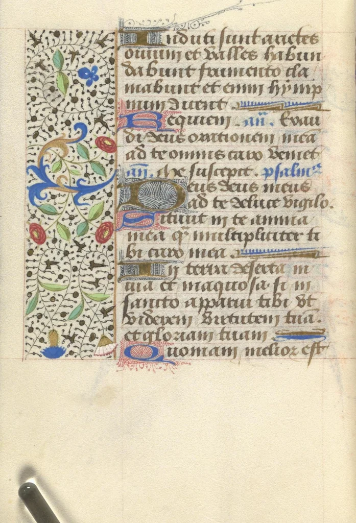 An illustration from [Book of hours], 1400, leaf 259