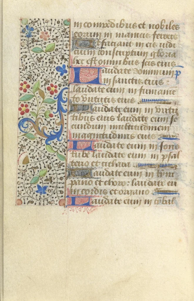An illustration from [Book of hours], 1400, leaf 269