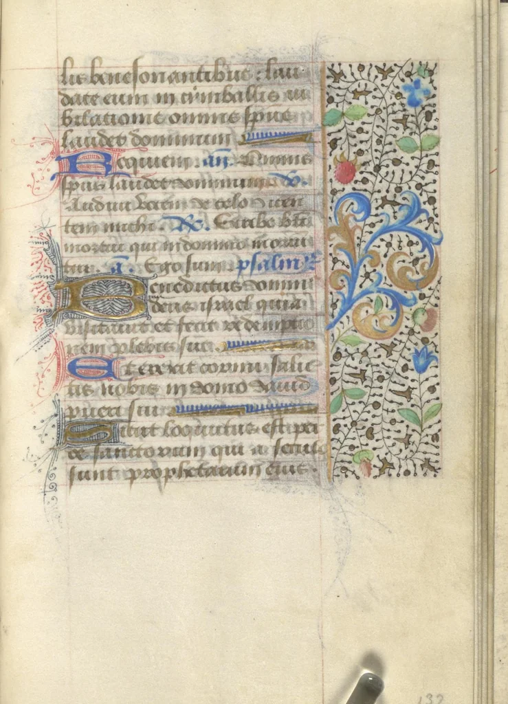 An illustration from [Book of hours], 1400, leaf 270