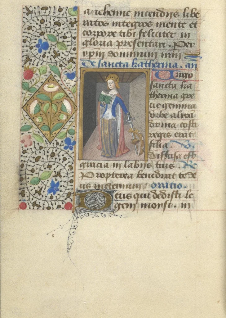 An illustration from [Book of hours], 1400, leaf 283