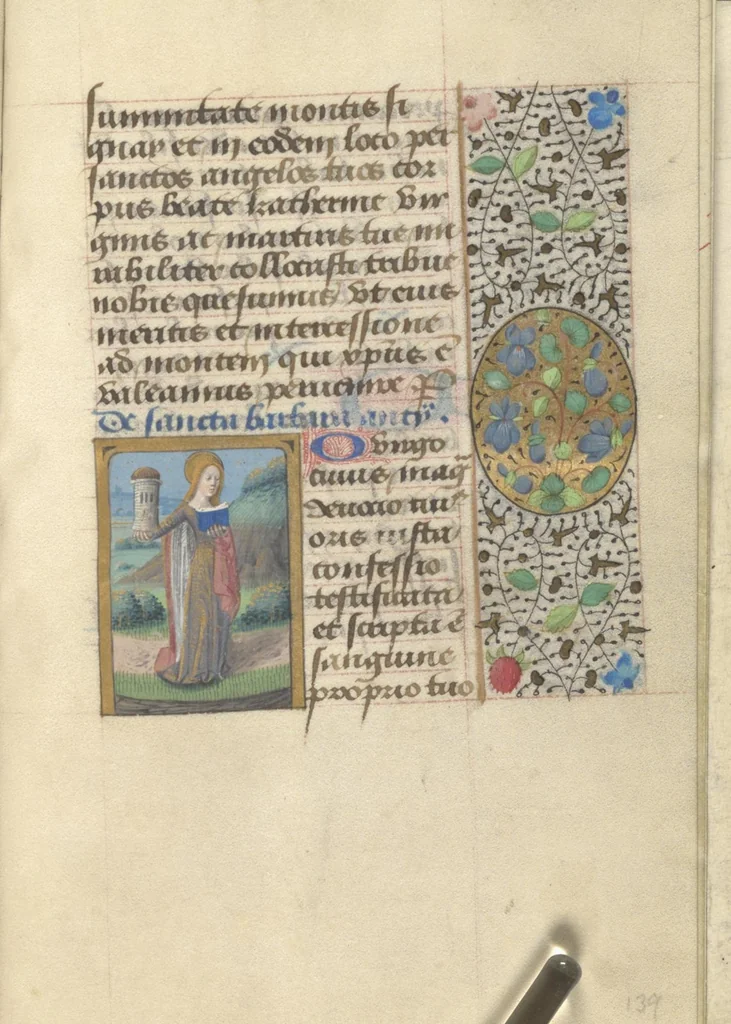 An illustration from [Book of hours], 1400, leaf 284