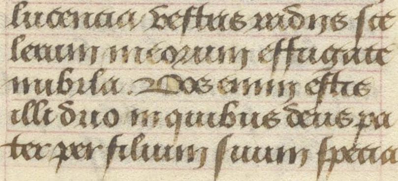 An illustration from [Book of hours], 1400, leaf 38