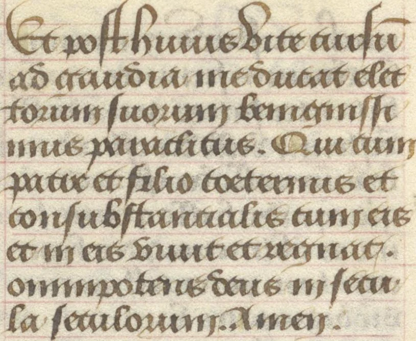 An illustration from [Book of hours], 1400, leaf 41