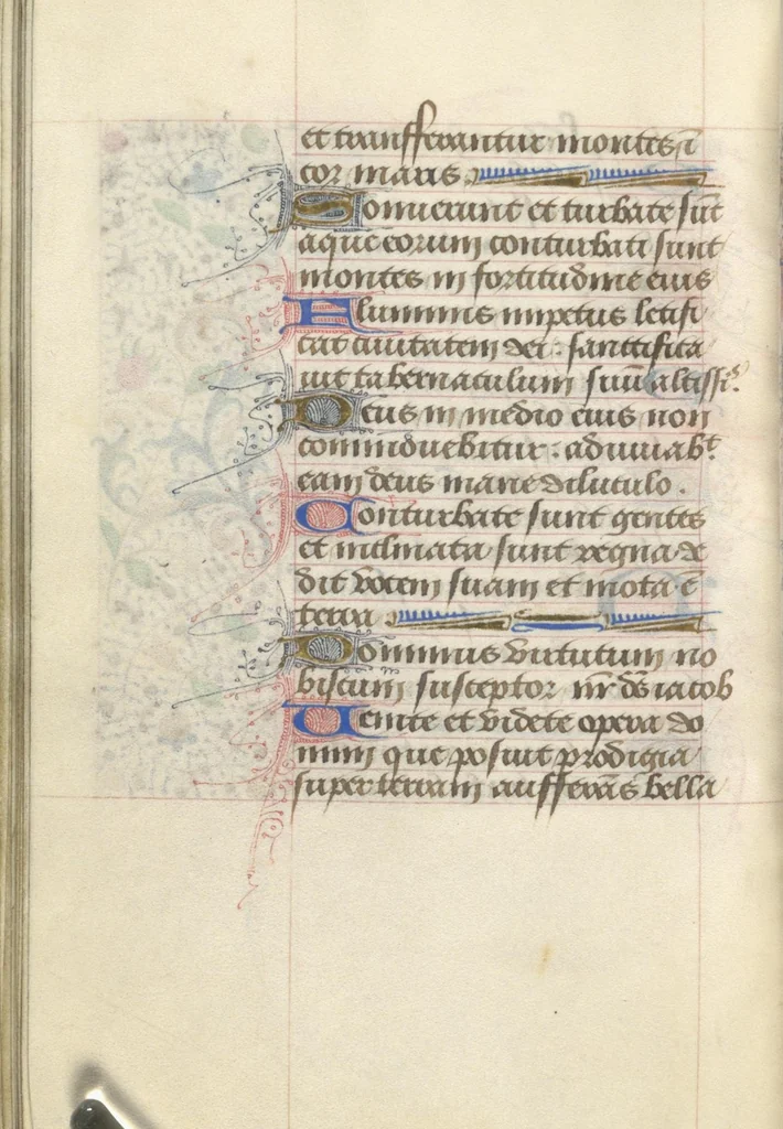 An illustration from [Book of hours], 1400, leaf 59