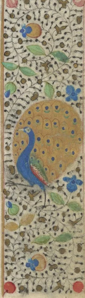 An illustration from [Book of hours], 1400, leaf 8