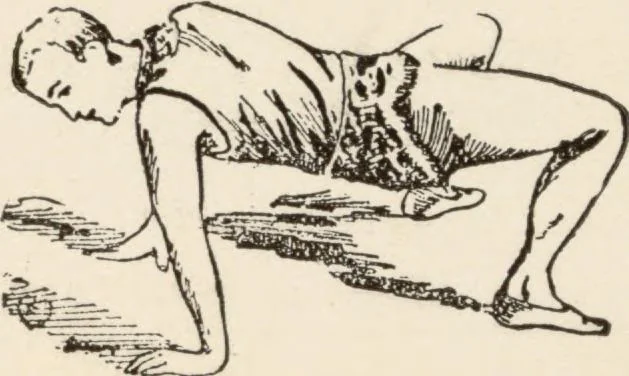 An illustration from How to be a contortionist! or, Bending made easy : a practical self instructor, 1896, leaf 7
