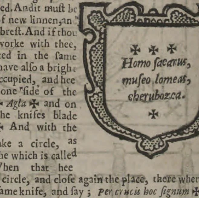 An illustration from Scot's discovery of witchcraft : proving the common opinions of witches contracting with divels, spirits, or familiars, and their power to kill, torment, and consume the bodies of men, women, and children, or other creatures by diseases or otherwise, their flying in the air, &c. to be but imaginary, erronious conceptions and novelties : wherein also the lewde unchristian practices of witchmongers upon aged, melancholy, ignorant, and superstious [sic] people in extorting confessions by inhumane terrors and tortures is notably detected ... : whereunto is added, a treatise upon the nature, and substance of spirits and divels &c, 1651, leaf 330
