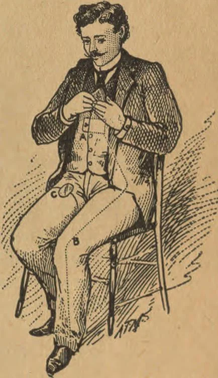 An illustration from The highway to hell, 1895, leaf 25