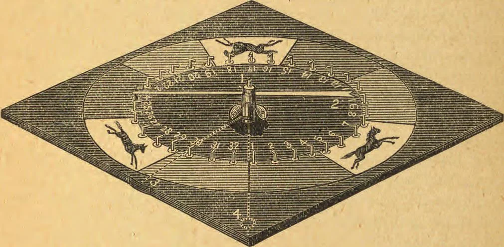An illustration from The highway to hell, 1895, leaf 38