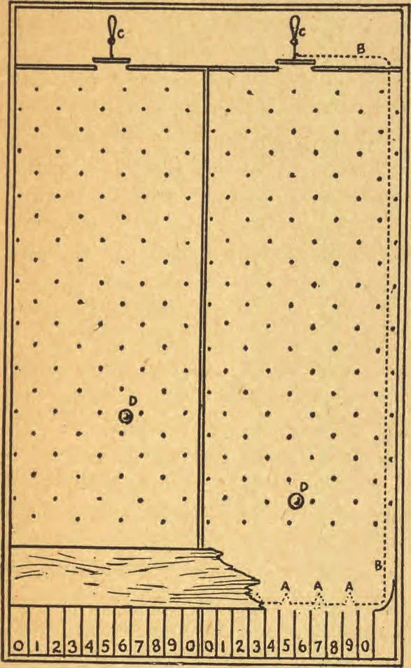 An illustration from The highway to hell, 1895, leaf 42