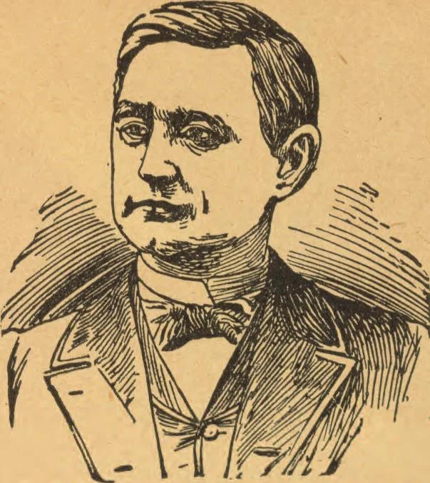 An illustration from The highway to hell, 1895, leaf 7