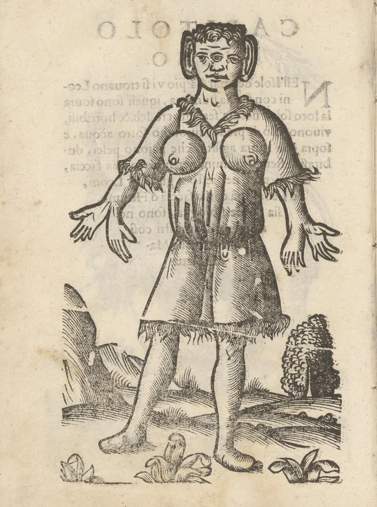 An illustration from Aggiunta alla quarta parte dell'Indie del sig. Giovanni Botero Benese : di mostri, & usanze di quelle parti, e di quei re con le sue figure al naturale, 1623, leaf 23