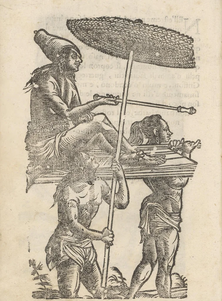 An illustration from Aggiunta alla quarta parte dell'Indie del sig. Giovanni Botero Benese : di mostri, & usanze di quelle parti, e di quei re con le sue figure al naturale, 1623, leaf 35