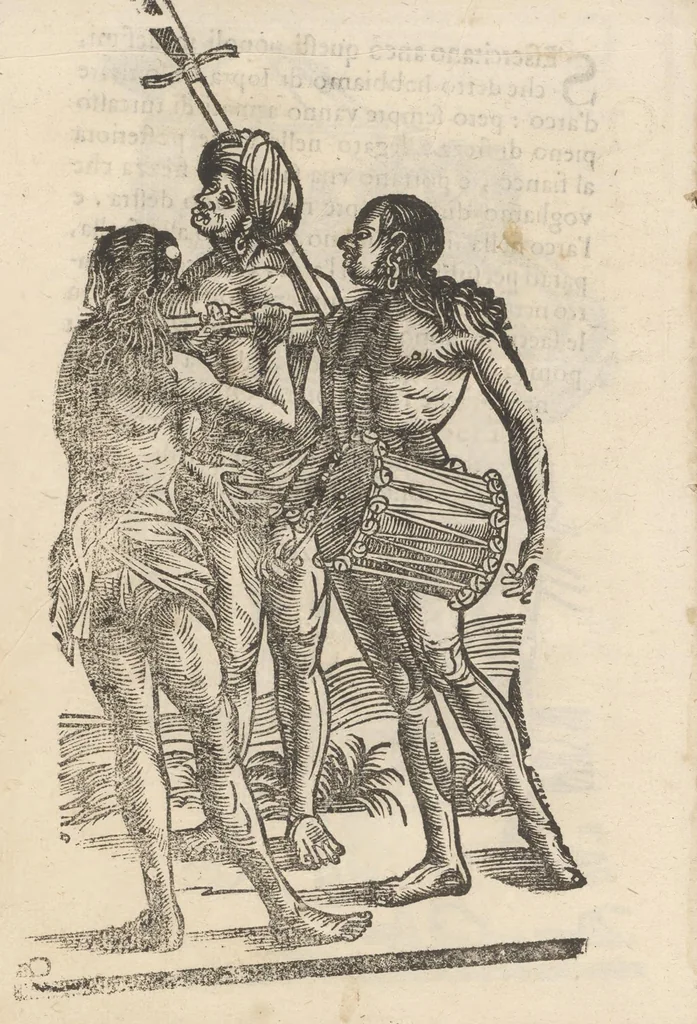 An illustration from Aggiunta alla quarta parte dell'Indie del sig. Giovanni Botero Benese : di mostri, & usanze di quelle parti, e di quei re con le sue figure al naturale, 1623, leaf 43
