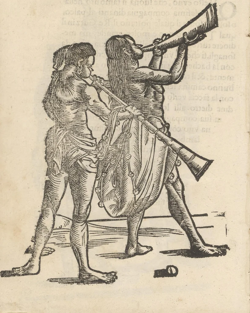 An illustration from Aggiunta alla quarta parte dell'Indie del sig. Giovanni Botero Benese : di mostri, & usanze di quelle parti, e di quei re con le sue figure al naturale, 1623, leaf 45