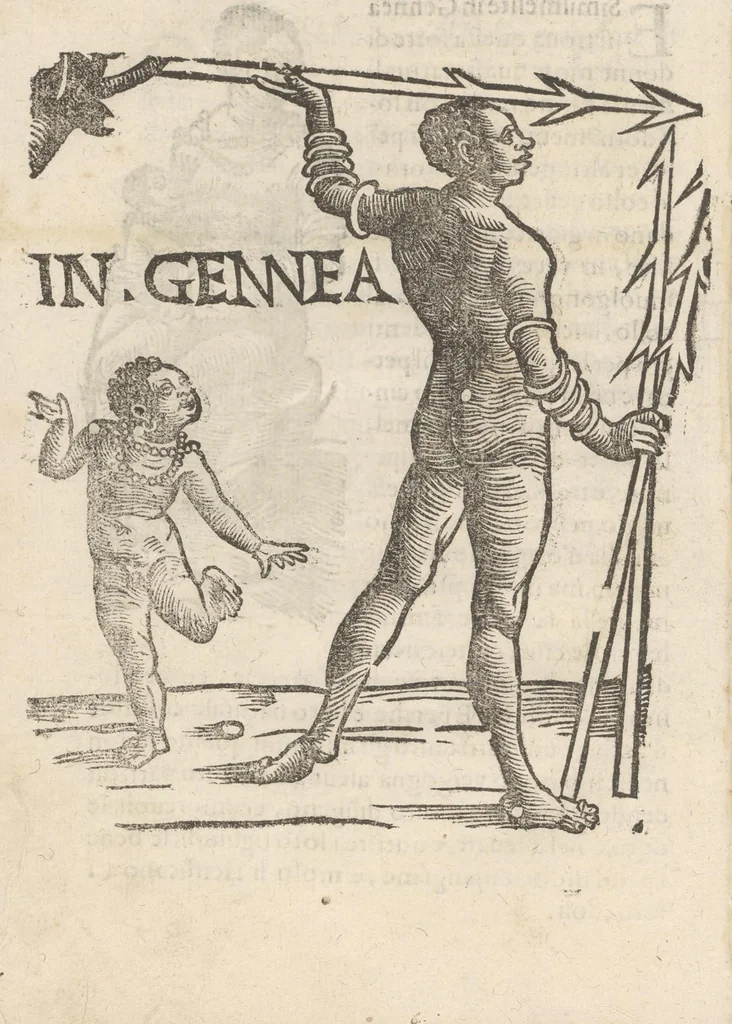 An illustration from Aggiunta alla quarta parte dell'Indie del sig. Giovanni Botero Benese : di mostri, & usanze di quelle parti, e di quei re con le sue figure al naturale, 1623, leaf 55