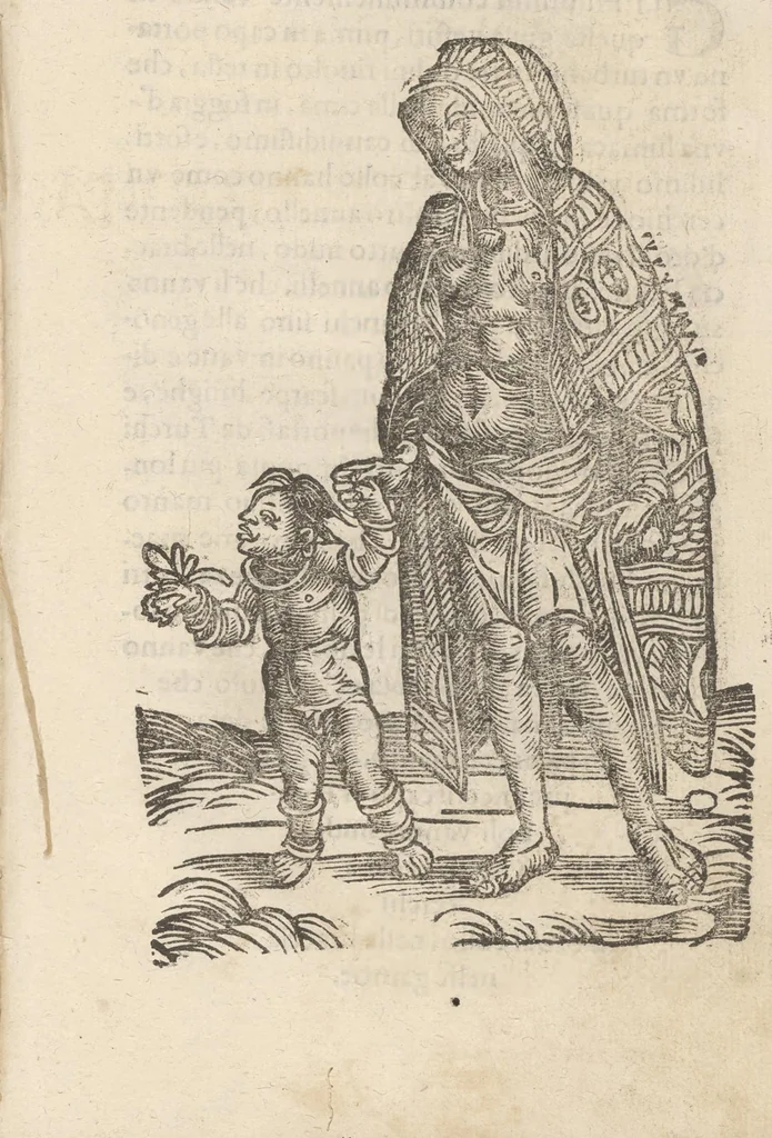 An illustration from Aggiunta alla quarta parte dell'Indie del sig. Giovanni Botero Benese : di mostri, & usanze di quelle parti, e di quei re con le sue figure al naturale, 1623, leaf 58