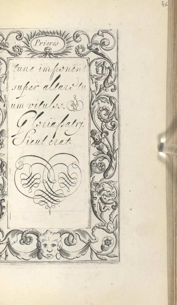 An illustration from Les sainctes prieres de l'ame chrestienne, 1644, leaf 102