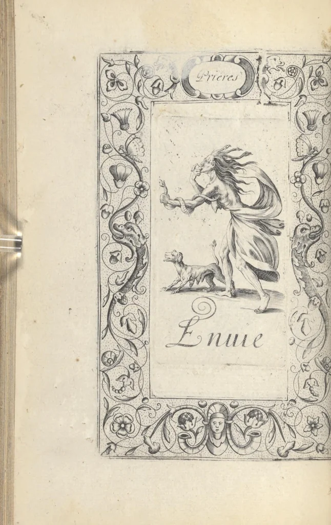 An illustration from Les sainctes prieres de l'ame chrestienne, 1644, leaf 103
