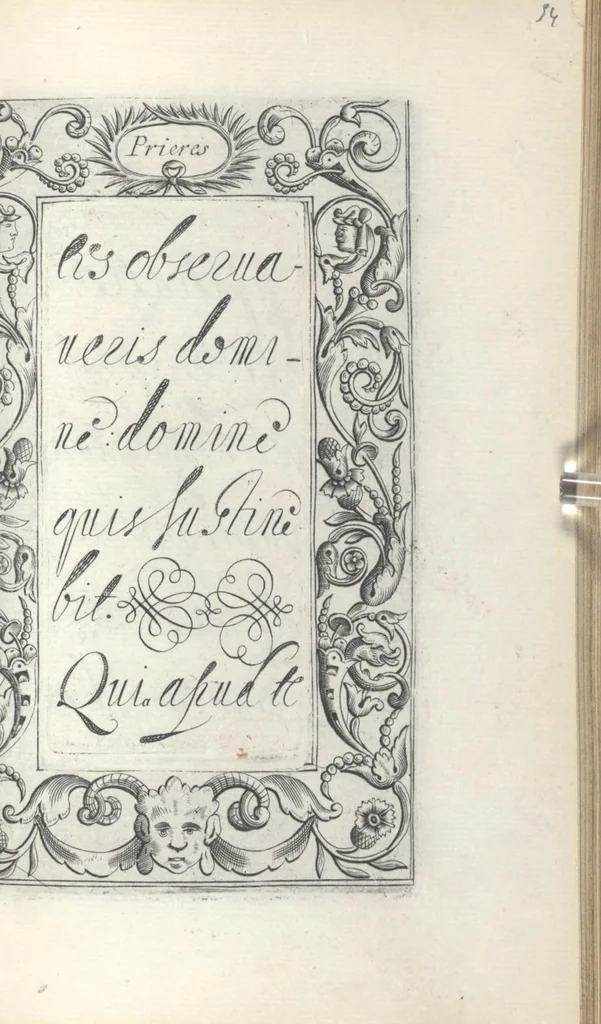 An illustration from Les sainctes prieres de l'ame chrestienne, 1644, leaf 118