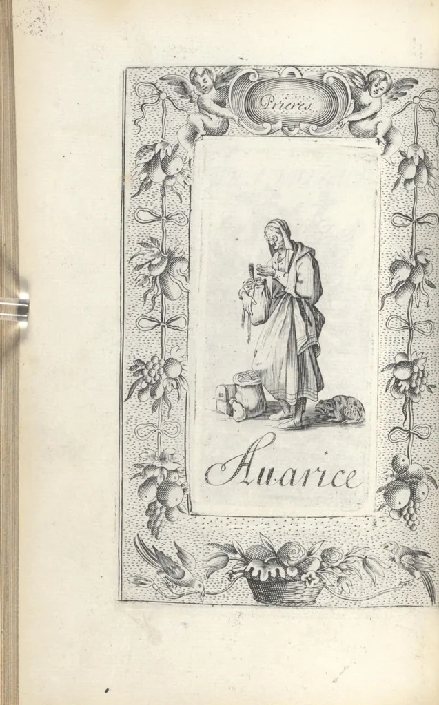 An illustration from Les sainctes prieres de l'ame chrestienne, 1644, leaf 125