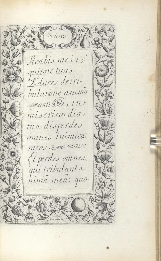 An illustration from Les sainctes prieres de l'ame chrestienne, 1644, leaf 132