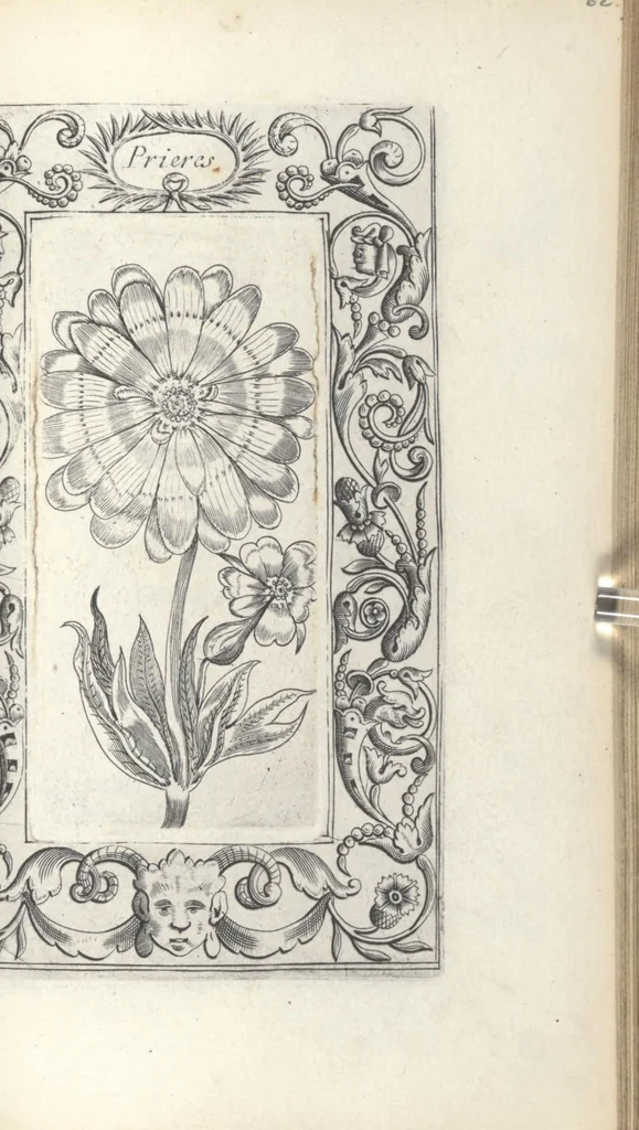 An illustration from Les sainctes prieres de l'ame chrestienne, 1644, leaf 134