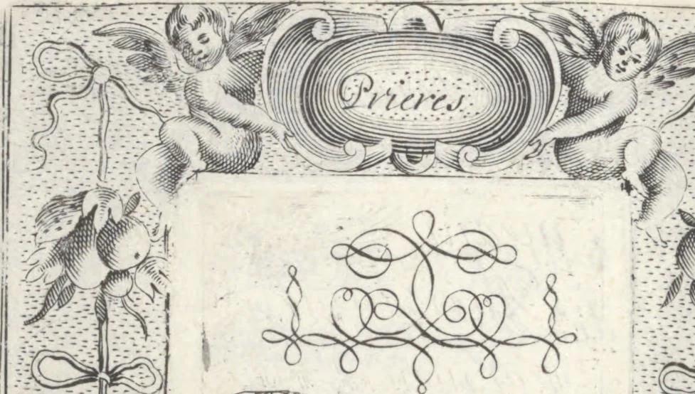 An illustration from Les sainctes prieres de l'ame chrestienne, 1644, leaf 149