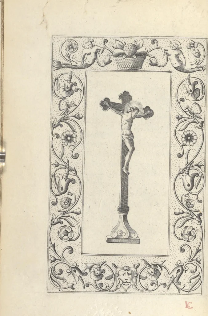 An illustration from Les sainctes prieres de l'ame chrestienne, 1644, leaf 15