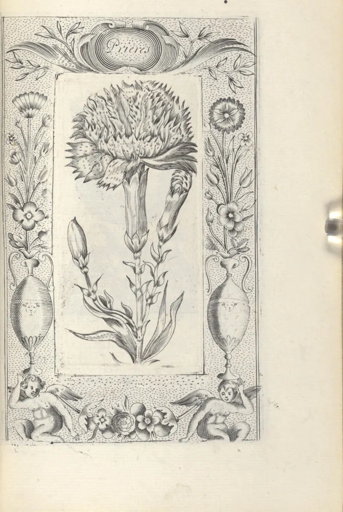 An illustration from Les sainctes prieres de l'ame chrestienne, 1644, leaf 182