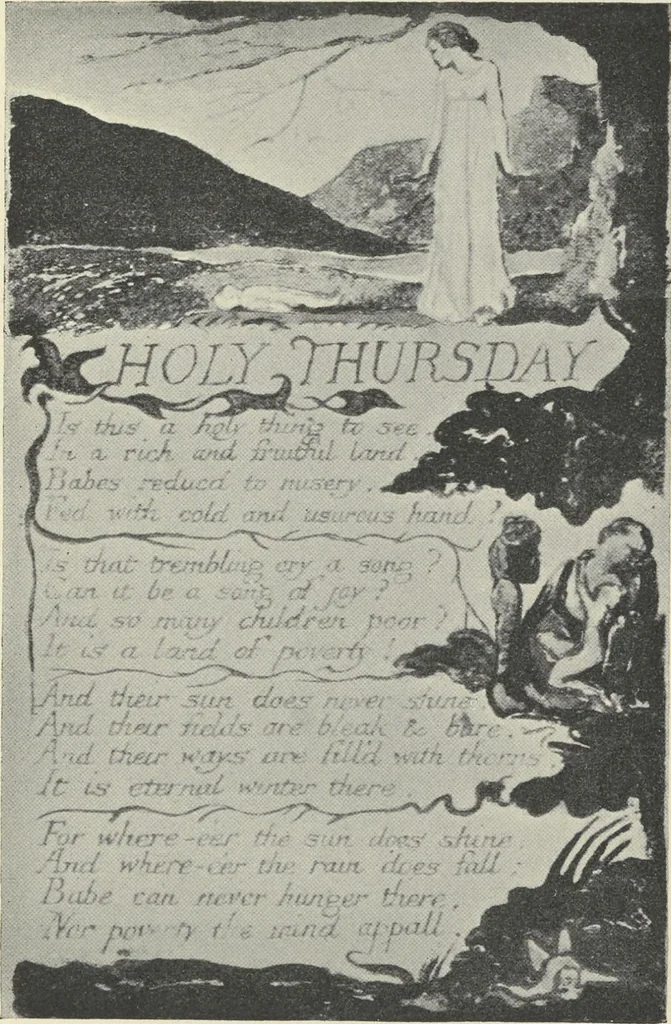 An illustration from William Blake,, 1910, leaf 108