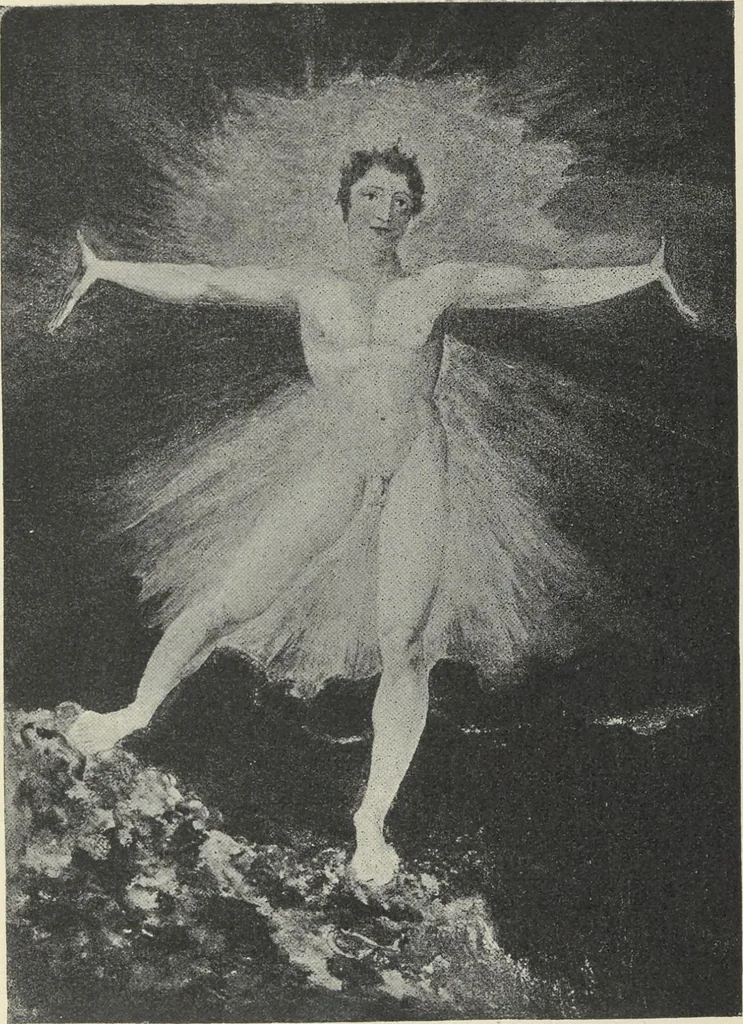 An illustration from William Blake,, 1910, leaf 116