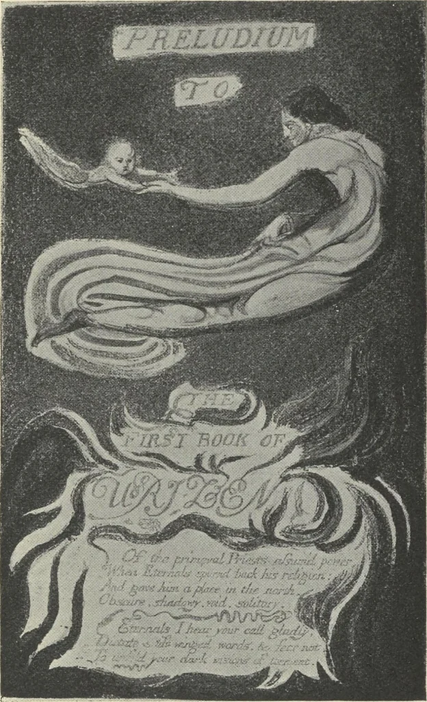 An illustration from William Blake,, 1910, leaf 122