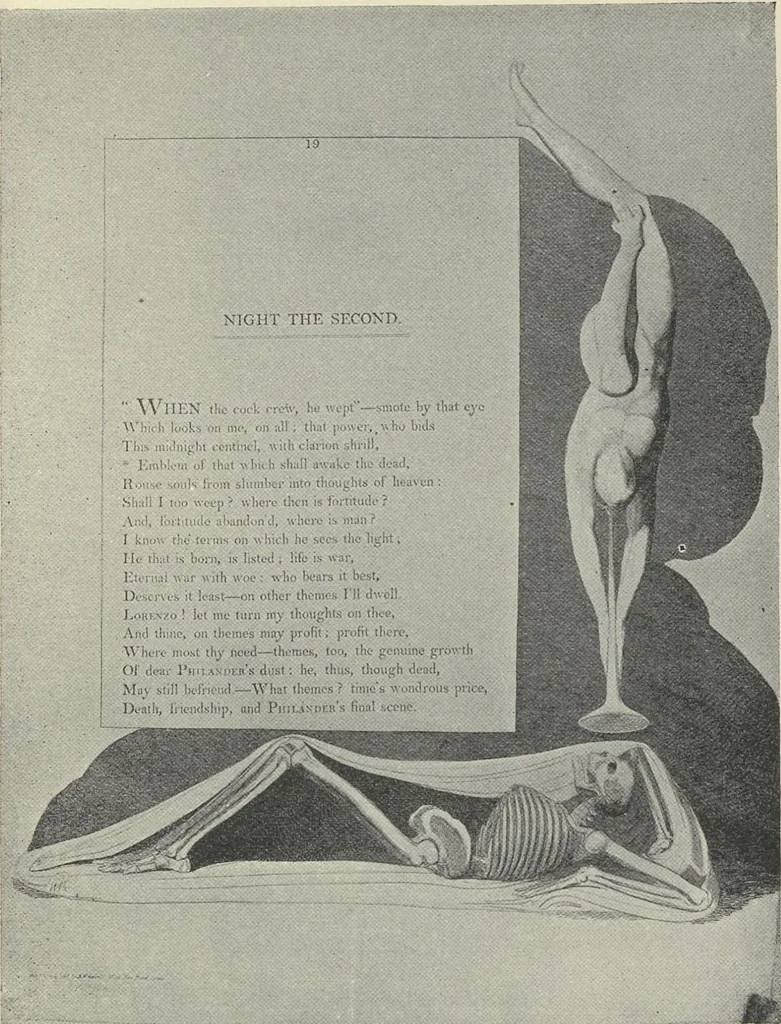 An illustration from William Blake,, 1910, leaf 134