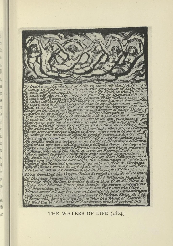 An illustration from William Blake,, 1910, leaf 146