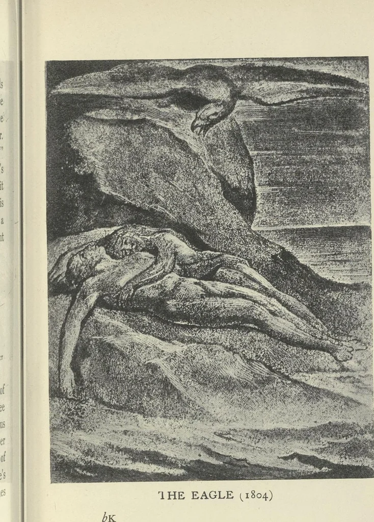 An illustration from William Blake,, 1910, leaf 158