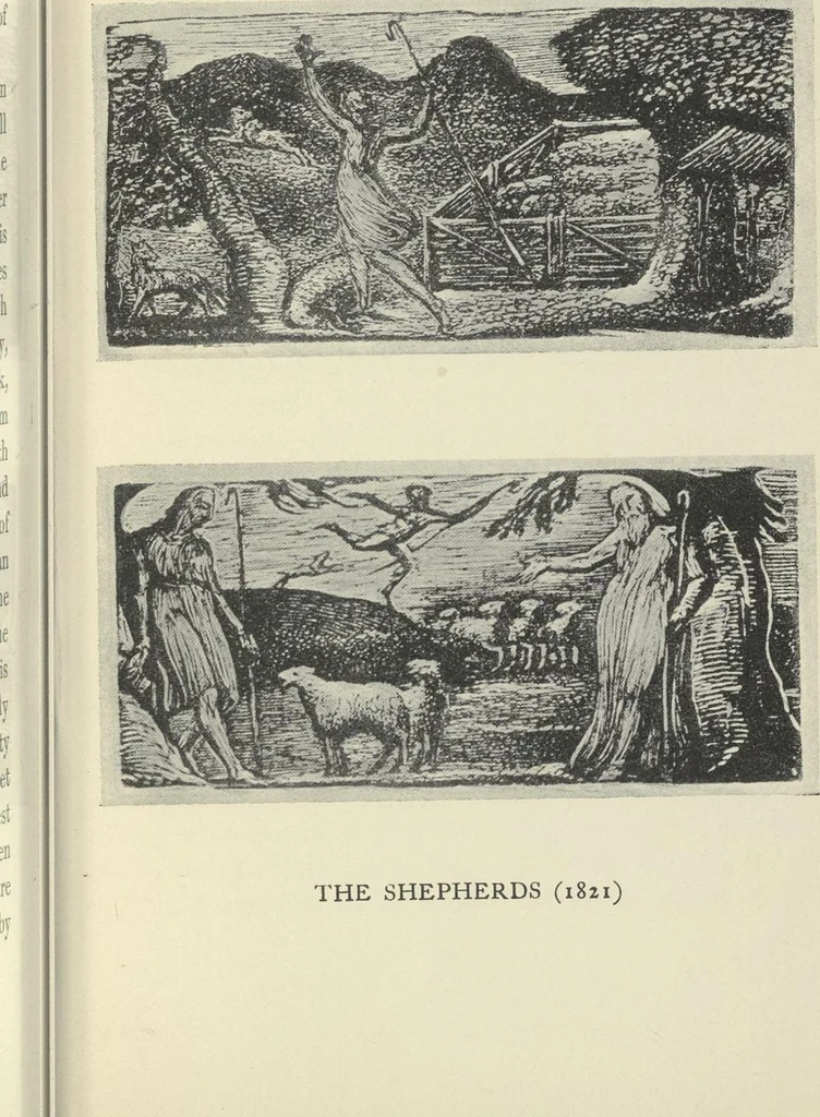 An illustration from William Blake,, 1910, leaf 194