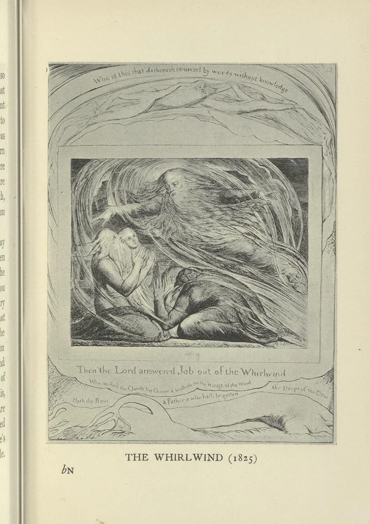 An illustration from William Blake,, 1910, leaf 206