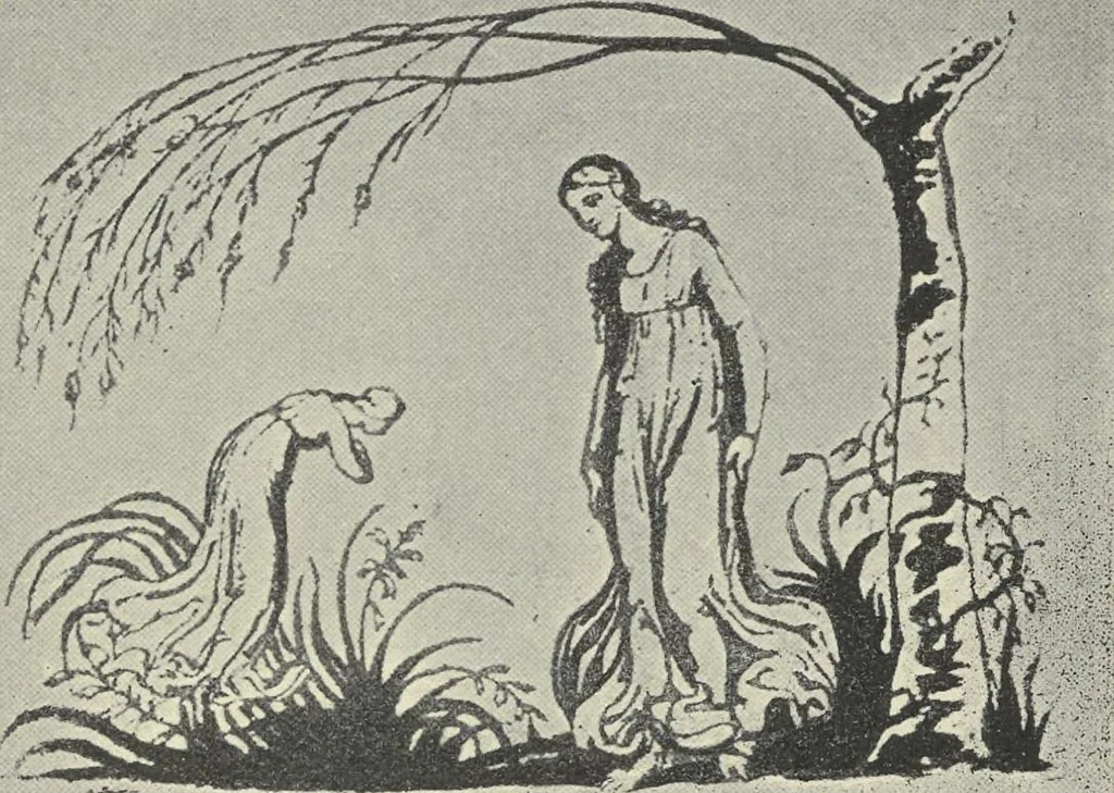 An illustration from William Blake,, 1910, leaf 24