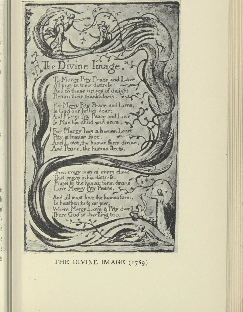 An illustration from William Blake,, 1910, leaf 32
